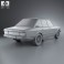 BMW 5 Series sedan (E12) 1978 3d model
