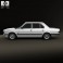 BMW 5 Series sedan (E28) 1987 3d model