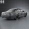 BMW 7 Series (E32) 1992 3d model
