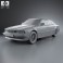 BMW 7 Series (E32) 1992 3d model