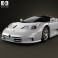 Bugatti EB110 1991 3d model