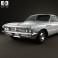 Buick LeSabre 2-door hardtop 1961 3d model