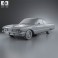 Buick LeSabre 2-door hardtop 1961 3d model