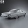 Buick LeSabre 2-door hardtop 1961 3d model