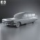 Cadillac Fleetwood 75 Miller-Meteor Hearse 1959 3d model