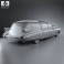 Cadillac Fleetwood 75 Miller-Meteor Hearse 1959 3d model