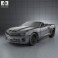 Chevrolet Camaro Black Hawks with HQ Interior 2011 3d model