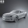 Chevrolet Camaro Black Hawks with HQ Interior 2011 3d model
