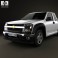 Chevrolet Colorado Hotshot I Lowboy 2011 3d model