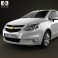 Chevrolet Sail sedan 2011 3d model