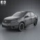 Dacia Logan II sedan 2013 3d model