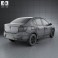 Dacia Logan II sedan 2013 3d model