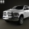Dodge Ram 2500 Crew Cab Big Horn 6-foot 4-inch Box 2012 3d model