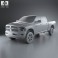 Dodge Ram 2500 Crew Cab Big Horn 6-foot 4-inch Box 2012 3d model