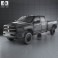 Dodge Ram 2500 Crew Cab Big Horn 8-foot Box 2012 3d model