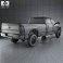 Dodge Ram 2500 Crew Cab Big Horn 8-foot Box 2012 3d model