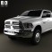 Dodge Ram 2500 Crew Cab Big Horn 8-foot Box 2012 3d model