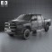 Dodge Ram 2500 Mega Cab Big Horn 6-foot 4-inch Box 2012 3d model
