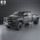 Dodge Ram 3500 Crew Cab Dually Laramie 8-foot Box 2012 3d model