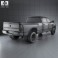 Dodge Ram 3500 Crew Cab Dually Laramie 8-foot Box 2012 3d model