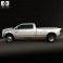 Dodge Ram 3500 Crew Cab Dually Laramie 8-foot Box 2012 3d model