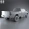 Dodge Ram 3500 Crew Cab Dually Laramie 8-foot Box 2012 3d model