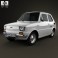 Fiat 126 1976 3d model