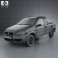 Fiat Strada Crew Cab Working 2012 3d model