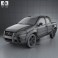 Fiat Strada Long Cab Adventure 2012 3d model