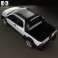 Fiat Strada Long Cab Adventure 2012 3d model