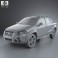 Fiat Strada Long Cab Adventure 2012 3d model
