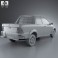 Fiat Strada Long Cab Working 2012 3d model