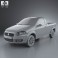Fiat Strada Short Cab Trekking 2012 3d model