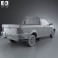 Fiat Strada Short Cab Trekking 2012 3d model