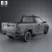 Fiat Strada Short Cab Working 2012 3d model