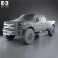 Ford F-554 Extreme Crew Cab pickup 2012 3d model