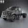 Ford F-650 / F-750 Double Cab Chassis 2012 3d model