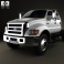 Ford F-650 / F-750 Double Cab Chassis 2012 3d model