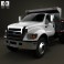 Ford F-650 / F-750 Dump Truck 2012 3d model