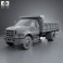 Ford F-650 / F-750 Dump Truck 2012 3d model
