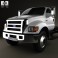 Ford F-650 / F-750 Regular Cab Chassis 2012 3d model