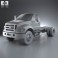 Ford F-650 / F-750 Regular Cab Chassis 2012 3d model