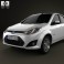 Ford Fiesta Rocam hatchback (Brazil) 2012 3d model