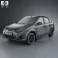 Ford Fiesta Rocam sedan (Brazil) 2012 3d model