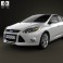 Ford Focus Hatchback Titanium 2012 3d model