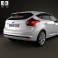 Ford Focus Hatchback Titanium 2012 3d model