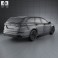 Ford Fusion (Mondeo) wagon 2013 3d model