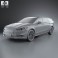 Ford Fusion (Mondeo) wagon 2013 3d model