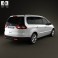 Ford Galaxy (Mk3) 2012 3d model