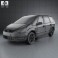 Ford Galaxy (Mk3) 2012 3d model